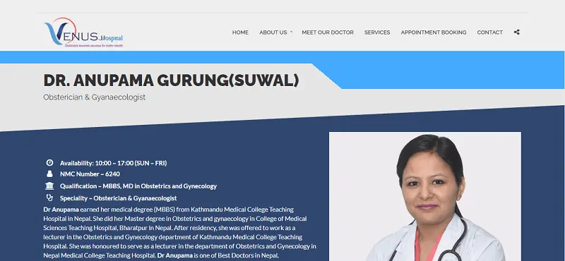 Venus hospital – best IVF hospital in Nepal