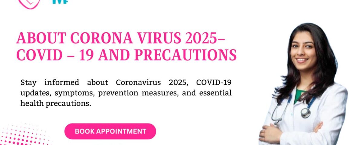 Stay informed about Coronavirus 2025, COVID-19 updates, symptoms, prevention measures, and essential health precautions. in Bangalore offering expert care, advanced treatments, and personalized women's health services. . About Corona Virus 2025– COVID – 19 and Precautions