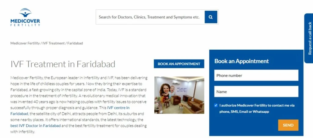 Top 10 Best IVF Centre in Faridabad 2026 10 Medicover Fertility Faridabad Clinic