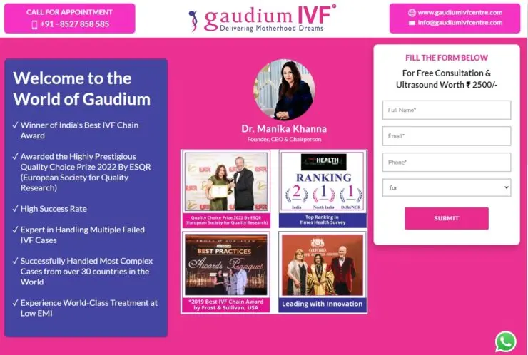 How to Find the Best IVF Centre in South Delhi 2026? 6 Gaudium IVF
