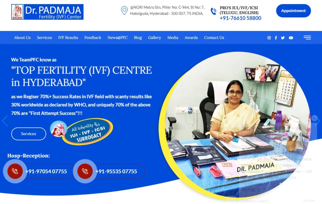 Dr. Padmaja fertility centre